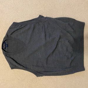 Grey brooks brothers sweater vest
